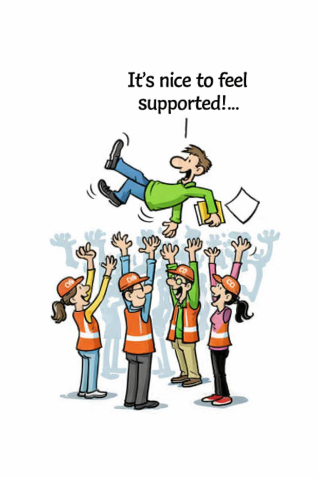 it's nice to be supported